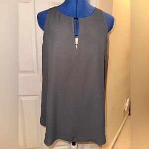 Gray Sleeveless Top